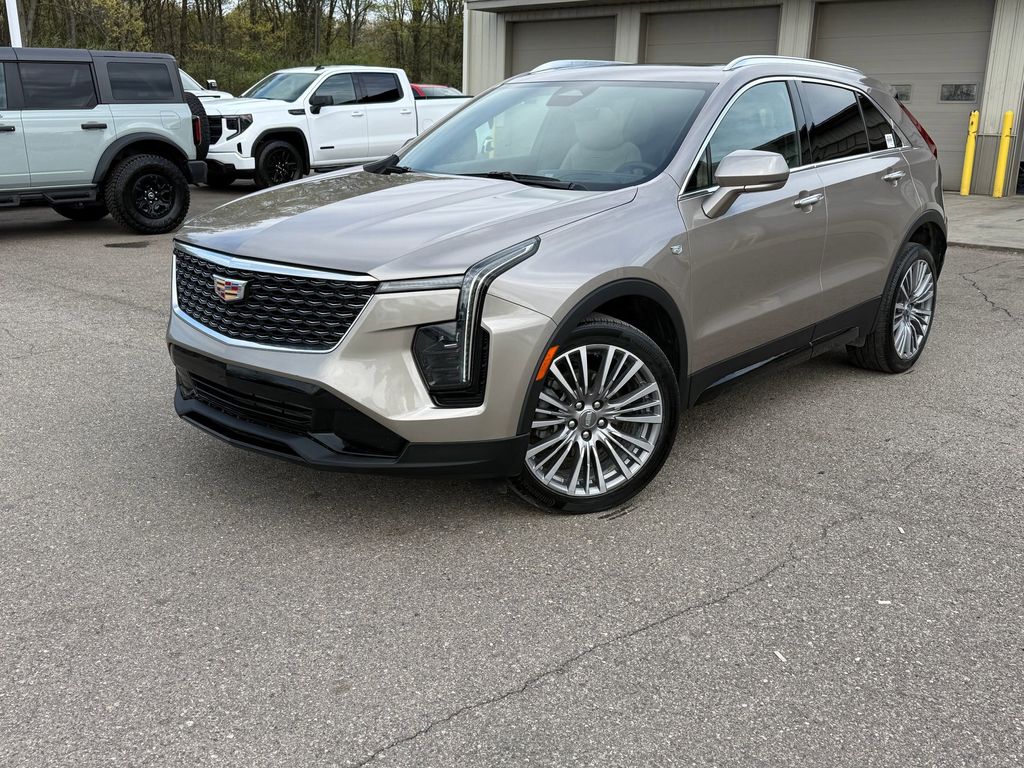 Latte Metallic 2024 Cadillac XT4 Premium Luxury AWD SUV / Crossover Four-Wheel Drive 9-Speed Automatic
