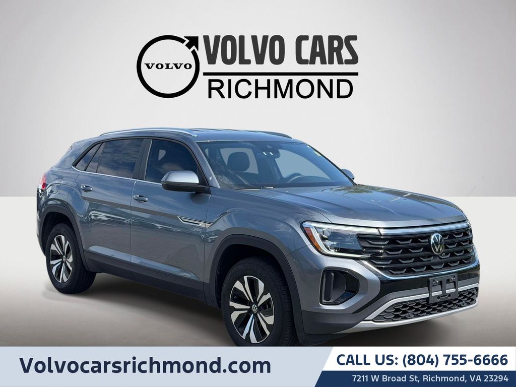 Platinum Gray Metallic 2024 Volkswagen Atlas Cross Sport SUV / Crossover All-Wheel Drive 8-Speed Automatic