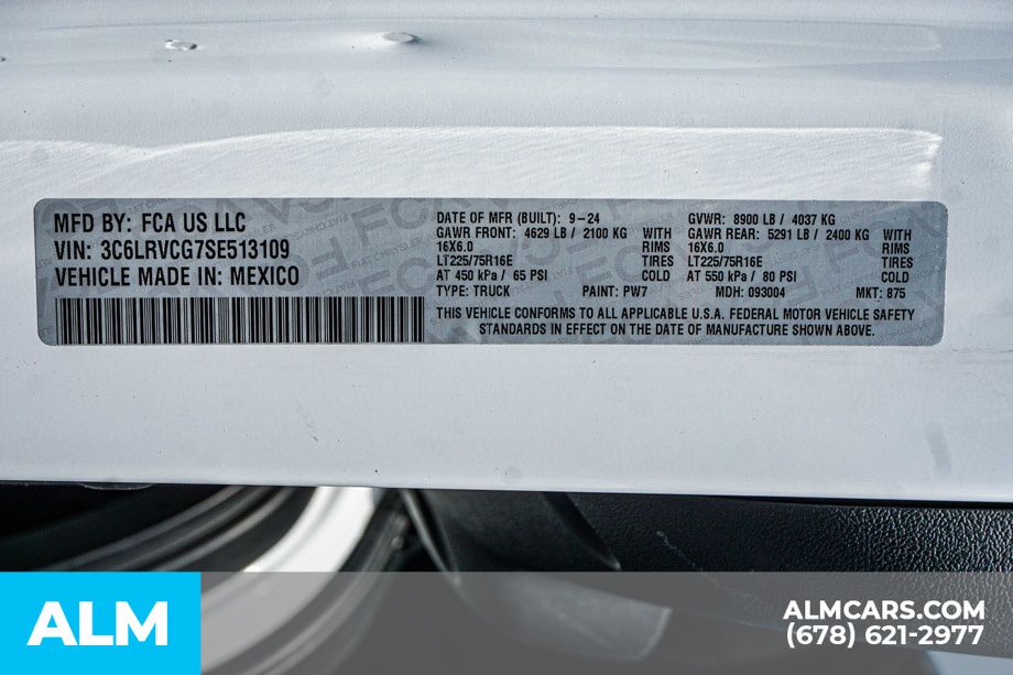 Used 2025 White Ram High Roof image 58