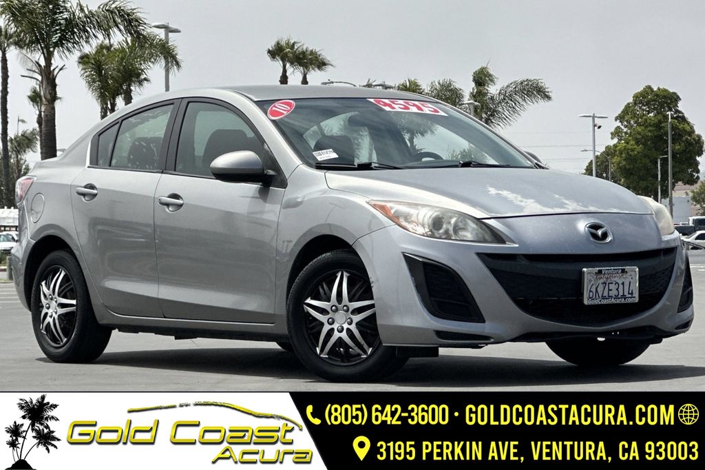 Liquid Silver Metallic 2010 Mazda MAZDA3 i Sport Sedan Front-Wheel Drive 5-Speed Automatic