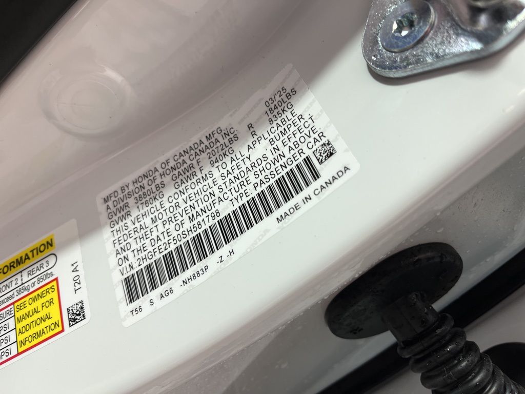 2025 Honda Civic Sport 22