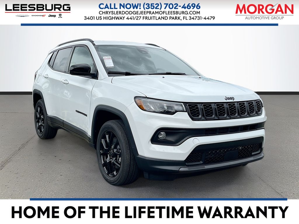 Bright White Clearcoat 2026 Jeep Compass SUV / Crossover Four-Wheel Drive 8-Speed Automatic
