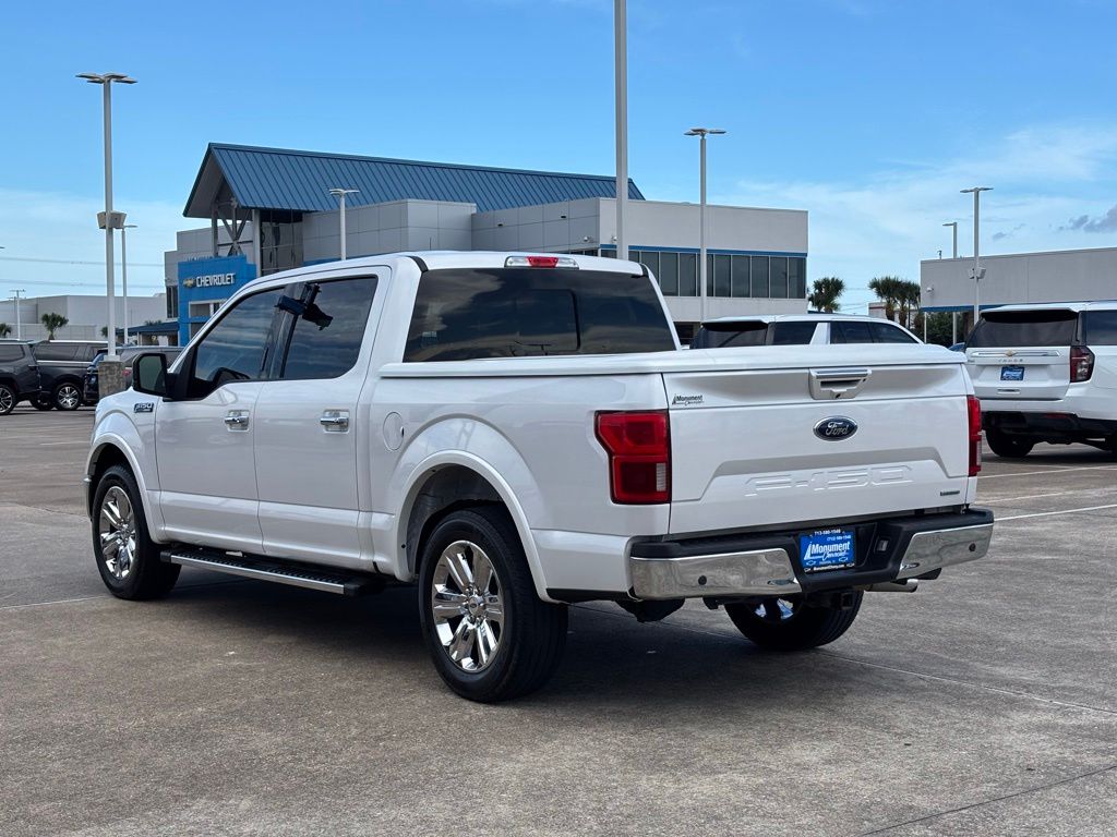 2019 Ford F-150 Lariat White at DeMontrond Gulf Freeway