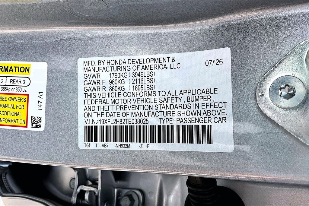 New 2026 Honda Civic Hatchback Hatchback
