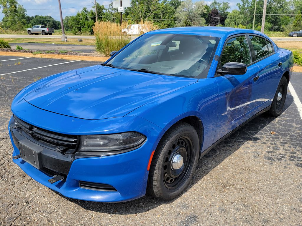 Michigan State Police Blue 2021 Dodge Charger Sedan All-Wheel Drive 8-Speed Automatic