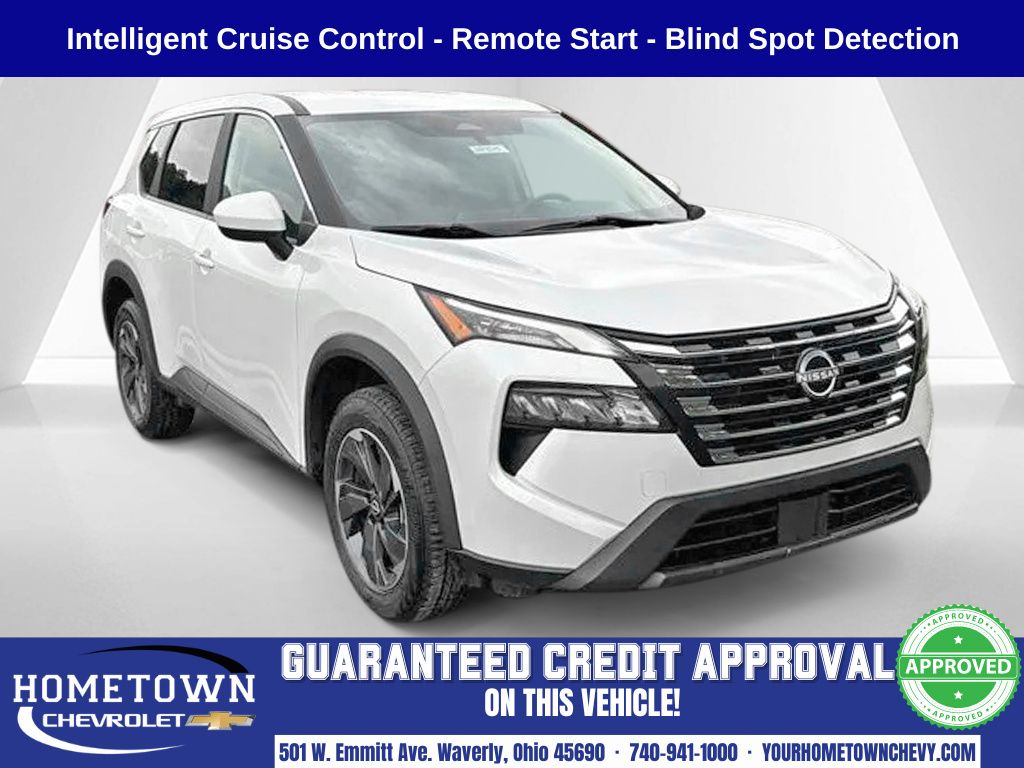 Everest White Pearl 2024 Nissan Rogue SUV / Crossover Front-Wheel Drive Continuously Variable Transmission