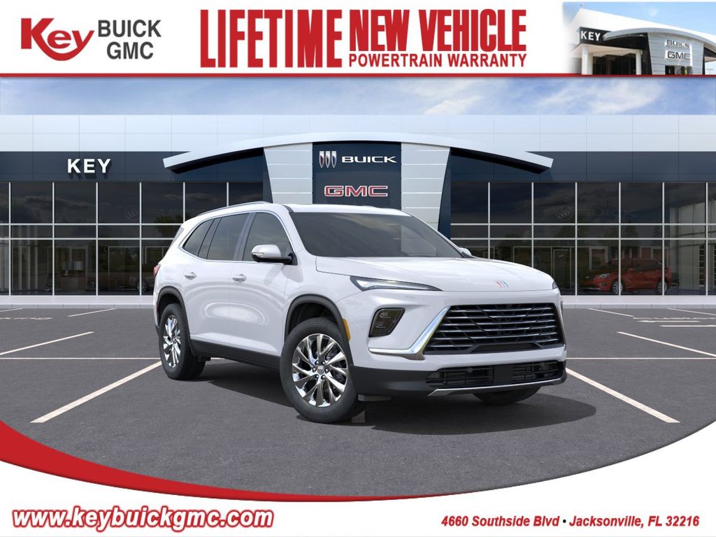 Iridescent White Tricoat 2026 Buick Enclave SUV / Crossover Four-Wheel Drive 8-Speed Automatic