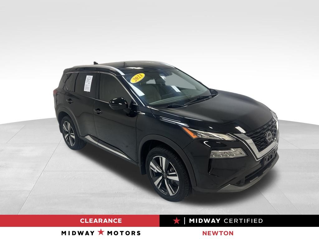 Super Black 2023 Nissan Rogue SUV / Crossover Front-Wheel Drive Continuously Variable Transmission
