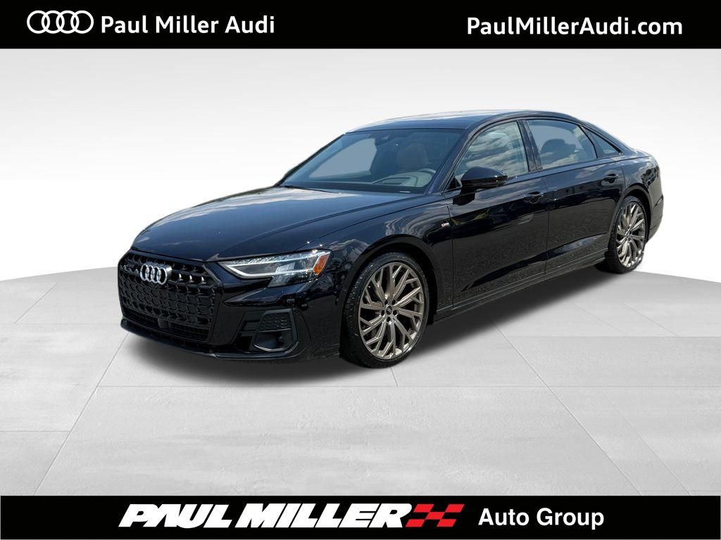 Sebring Black Crystal Effect 2026 Audi A8 Sedan All-Wheel Drive 8-Speed Automatic