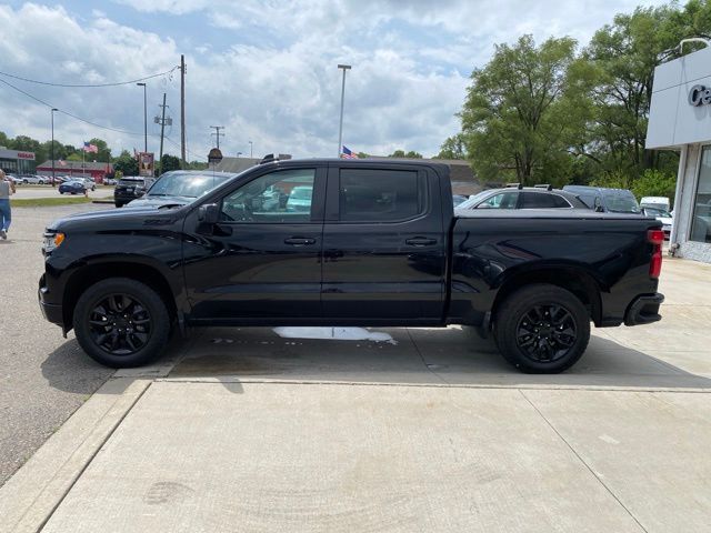 Black 2023 Chevrolet Silverado 1500 Pickup Truck Four-Wheel Drive Automatic