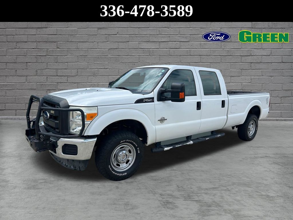 Oxford White 2015 Ford F-250 Super Duty Pickup Truck Four-Wheel Drive 6-Speed Automatic Overdrive