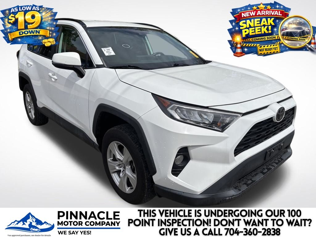 Super White 2021 Toyota RAV4 XLE AWD SUV / Crossover All-Wheel Drive 8-Speed Automatic
