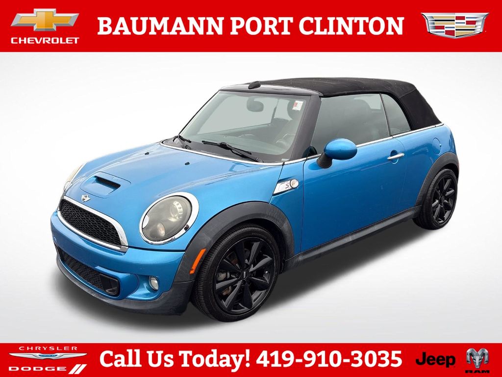 Laser Blue Metallic 2011 MINI Cooper Convertible Front-Wheel Drive 6-Speed Automatic