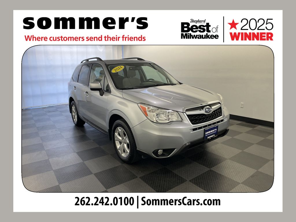 Ice Silver Metallic 2014 Subaru Forester SUV / Crossover All-Wheel Drive Continuously Variable Transmission