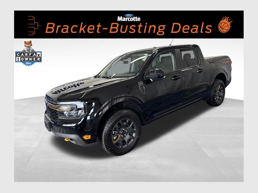 Shadow Black 2024 Ford Maverick Lariat SuperCrew AWD Pickup Truck All-Wheel Drive 8-Speed Automatic