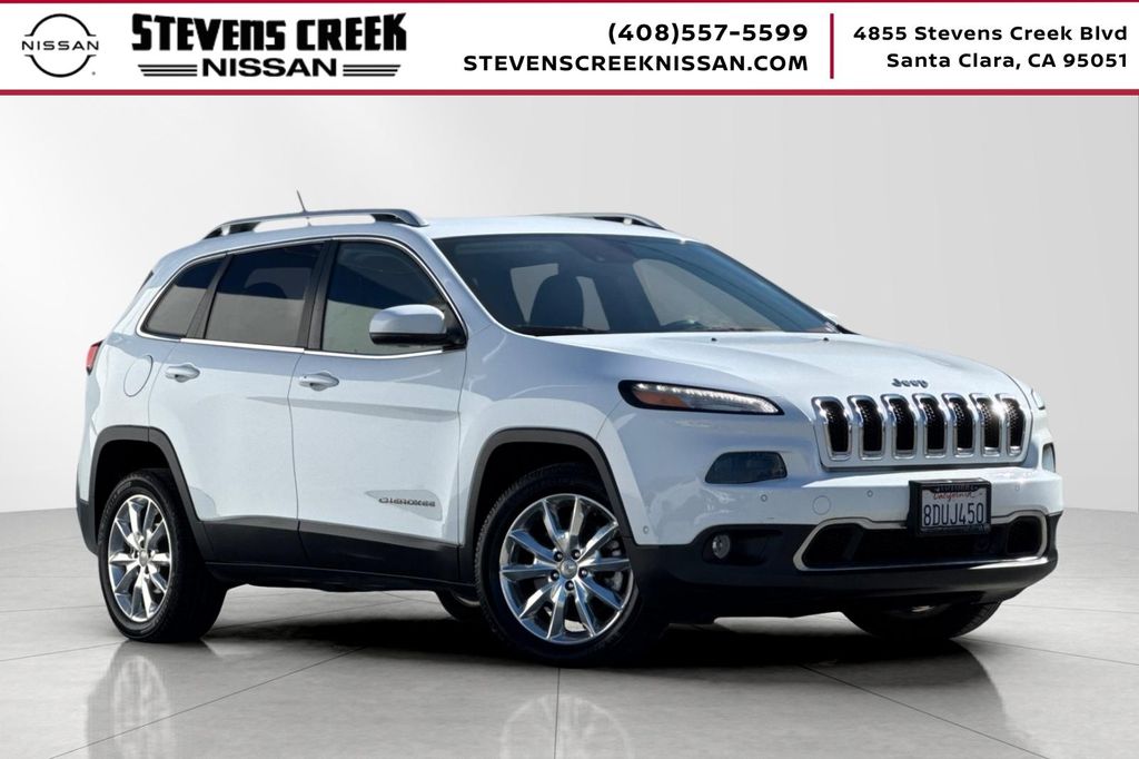 Bright White Clearcoat 2014 Jeep Cherokee Limited FWD SUV / Crossover Front-Wheel Drive 9-Speed Automatic