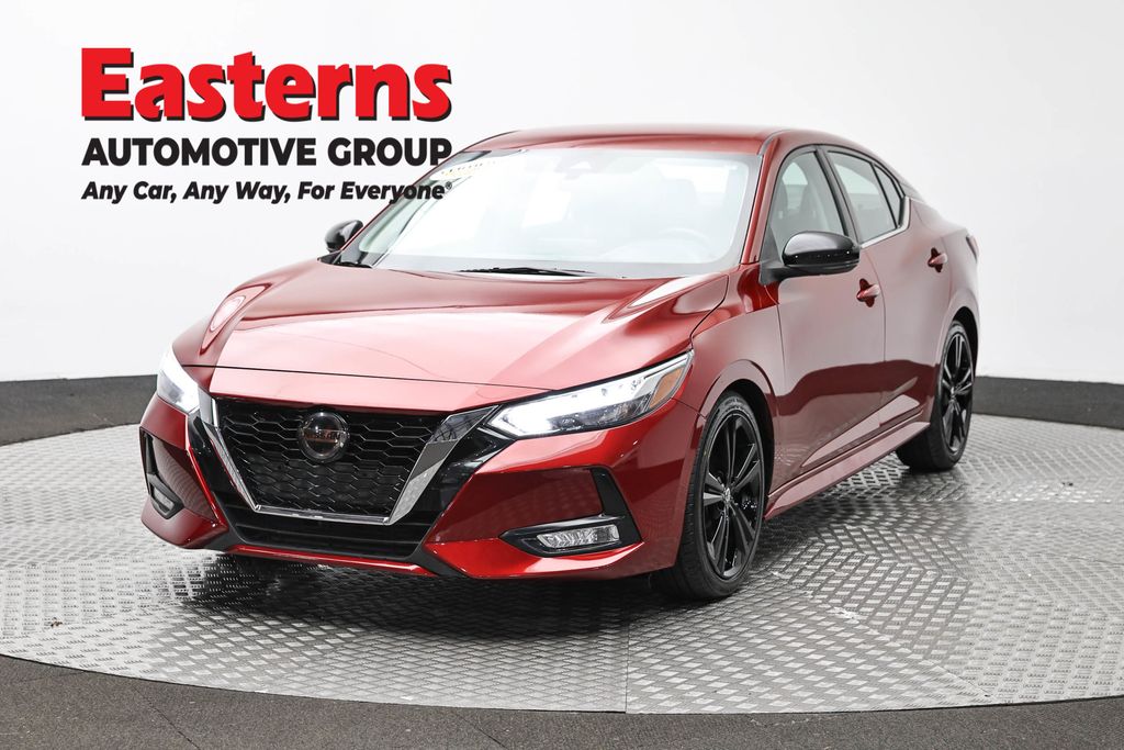 Red (Scarlet Ember Tintcoat) 2020 Nissan Sentra SR FWD Sedan Front-Wheel Drive Continuously Variable Transmission