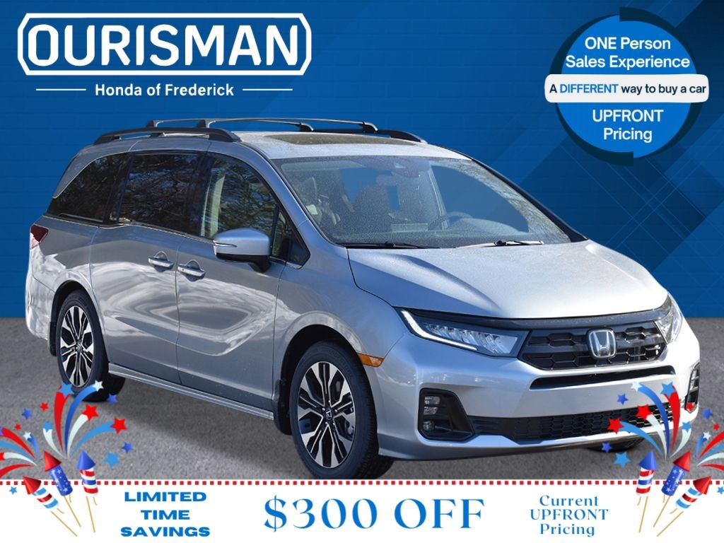 Solar Silver Metallic 2026 Honda Odyssey Minivan Front-Wheel Drive Automatic