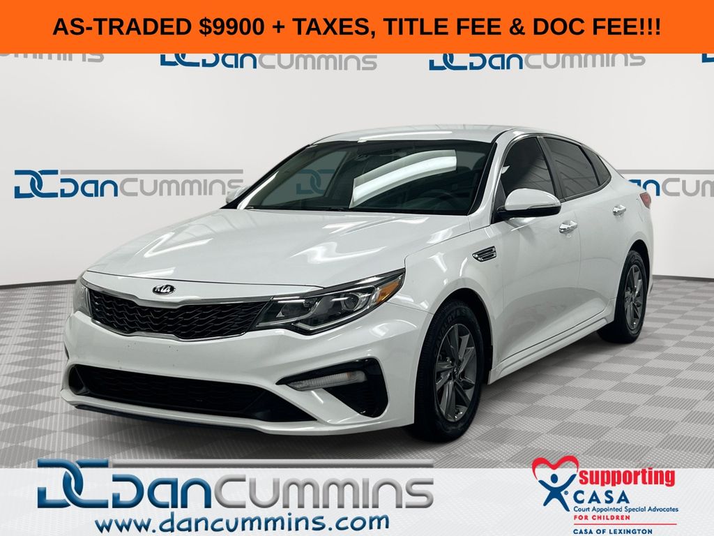 Snow White Pearl 2020 Kia Optima Sedan Front-Wheel Drive 6-Speed Automatic