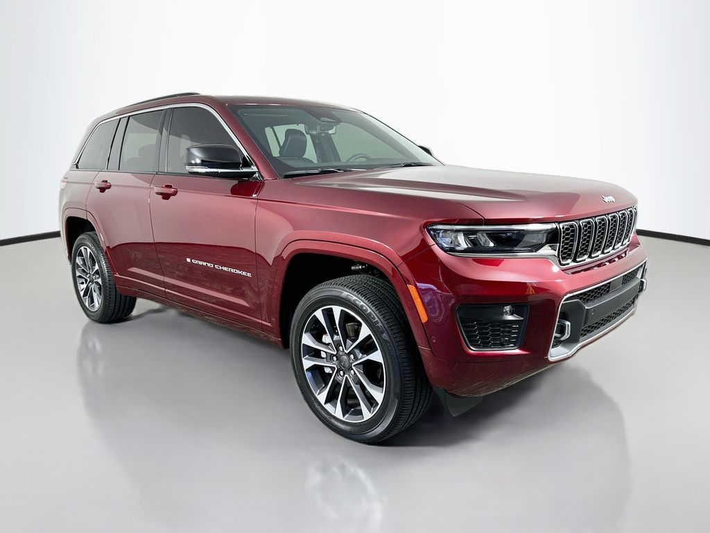 Velvet Red Pearlcoat 2025 Jeep Grand Cherokee SUV / Crossover Four-Wheel Drive 8-Speed Automatic