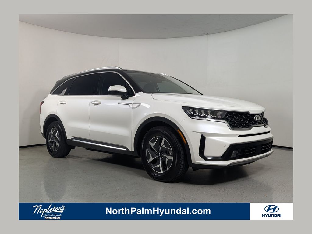 Snow White Pearl 2021 Kia Sorento Hybrid EX FWD SUV / Crossover Front-Wheel Drive 6-Speed Automatic