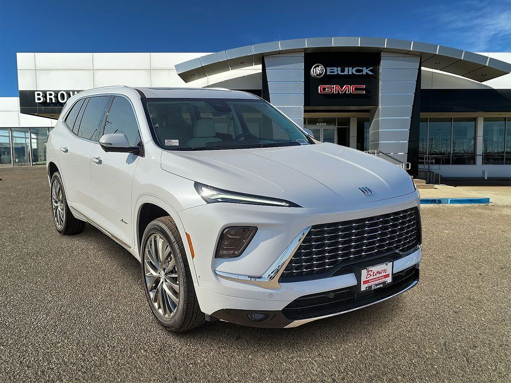 2026 Buick Enclave Avenir White at Brown Buick GMC