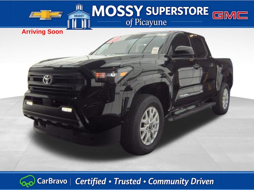 Black 2025 Toyota Tacoma SR5 Double Cab RWD Pickup Truck 4X2 8-Speed Automatic