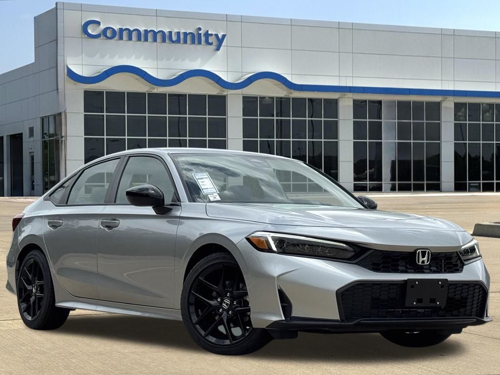 2026 Honda Civic Sport Silver at Community Honda