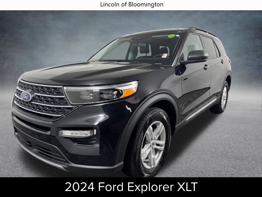 Black Metallic 2024 Ford Explorer SUV / Crossover All-Wheel Drive Automatic