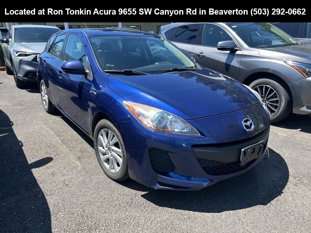 Blue (Indigo Lights Mica) 2013 Mazda MAZDA3 i Touring Hatchback Hatchback Front-Wheel Drive 6-Speed Manual
