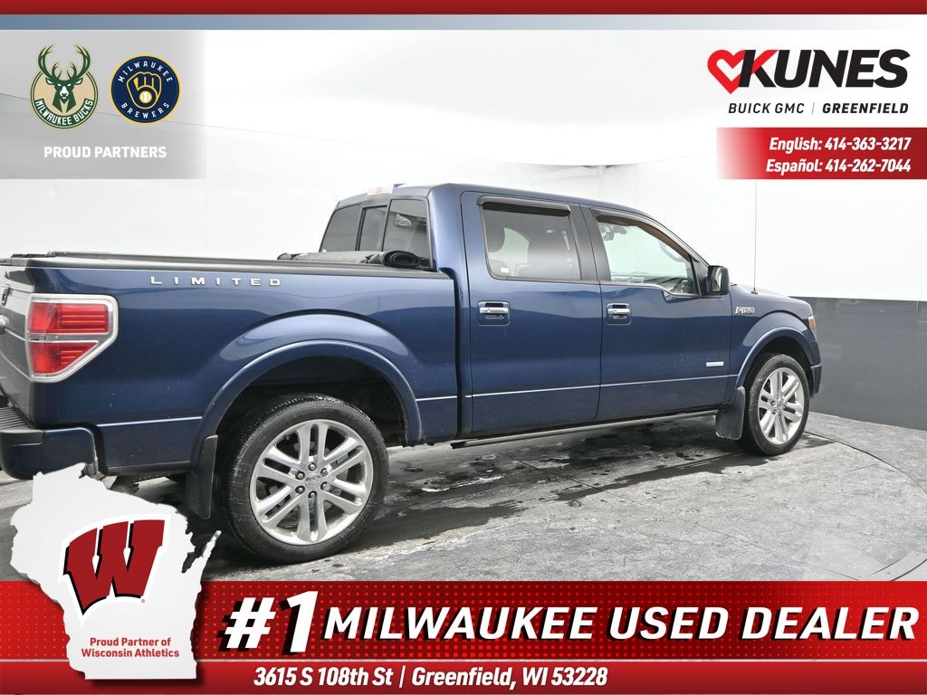 Blue 2014 Ford F-150 Pickup Truck Four-Wheel Drive 6-Speed Automatic