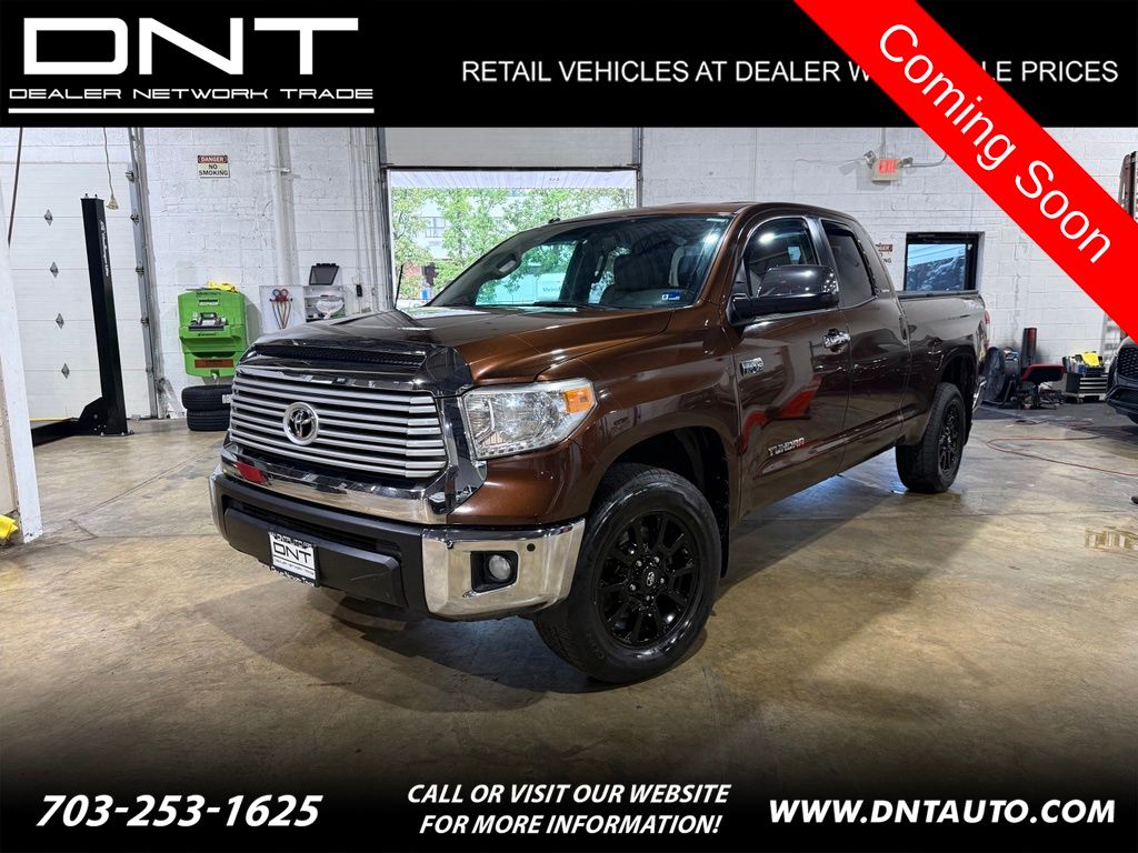 Sunset Bronze 2014 Toyota Tundra Pickup Truck Four-Wheel Drive 6-Speed Automatic Overdrive