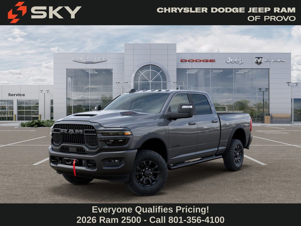 Ceramic Gray Clearcoat 2026 RAM 2500 Power Wagon Crew Cab 4WD Pickup Truck Four-Wheel Drive 8-Speed Automatic