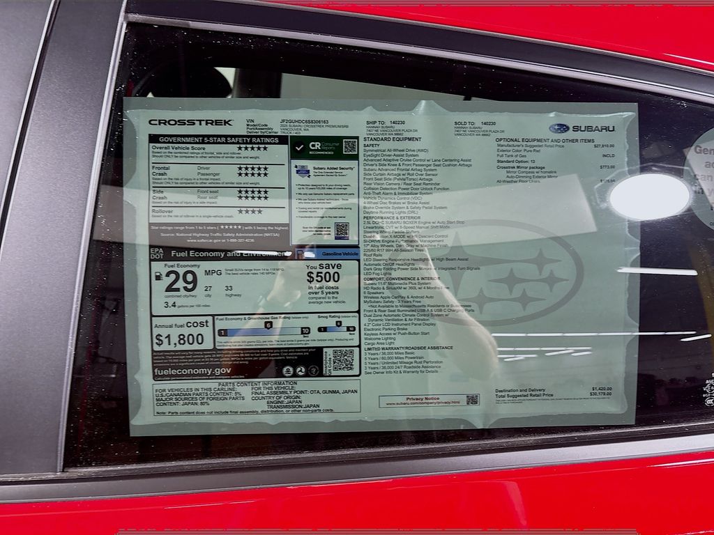 2025 Subaru Crosstrek Premium