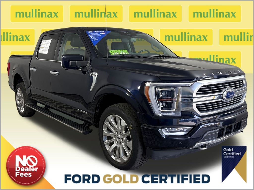 Blue Metallic 2023 Ford F-150 Pickup Truck Four-Wheel Drive Automatic