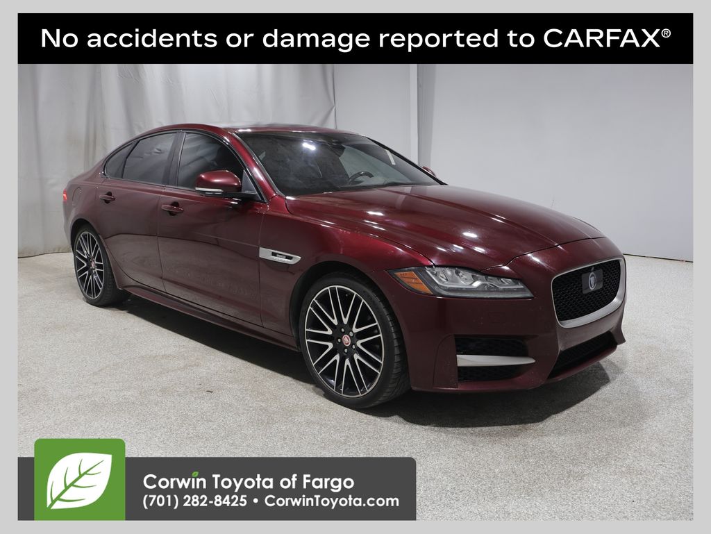 Odyssey Red Metallic 2017 Jaguar XF Sedan All-Wheel Drive 8-Speed Automatic