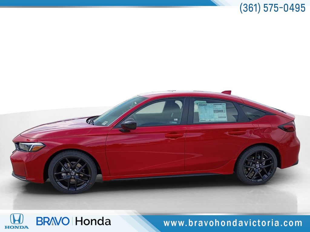 Rallye Red 2026 Honda Civic Hatchback Hatchback Front-Wheel Drive Continuously Variable Transmission