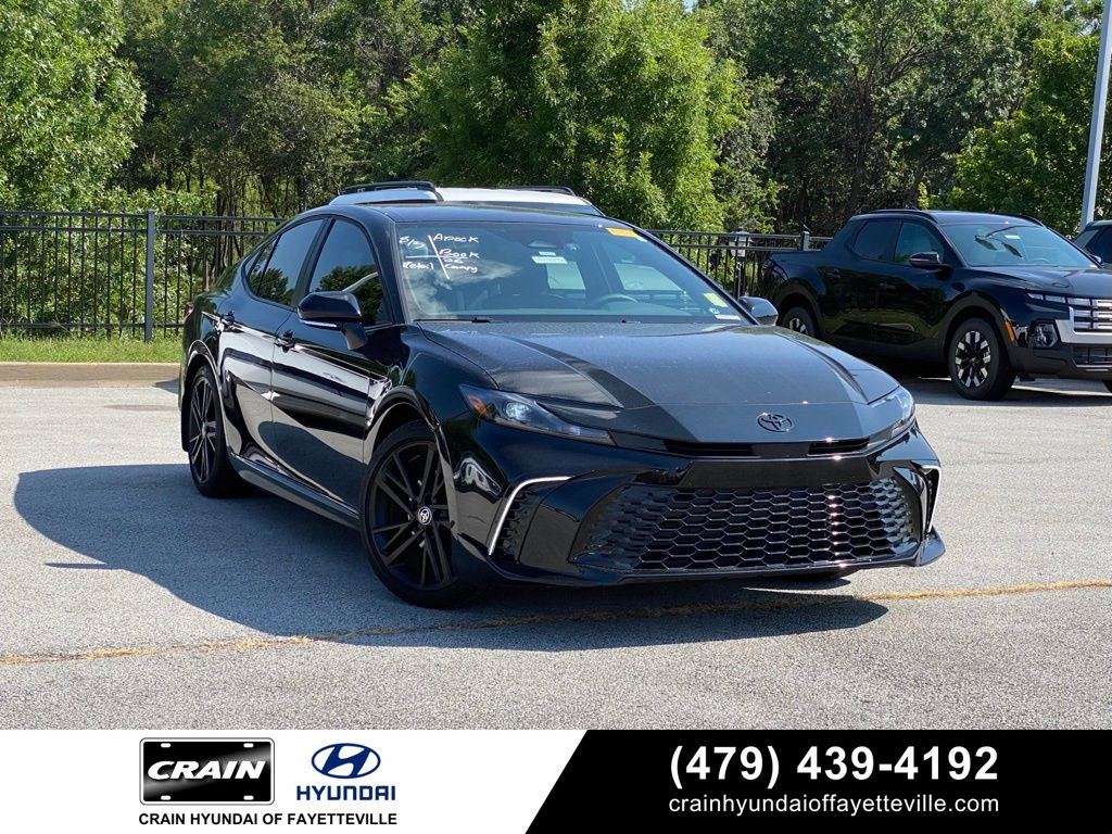 Midnight Black Metallic 2026 Toyota Camry Sedan Front-Wheel Drive Continuously Variable Transmission