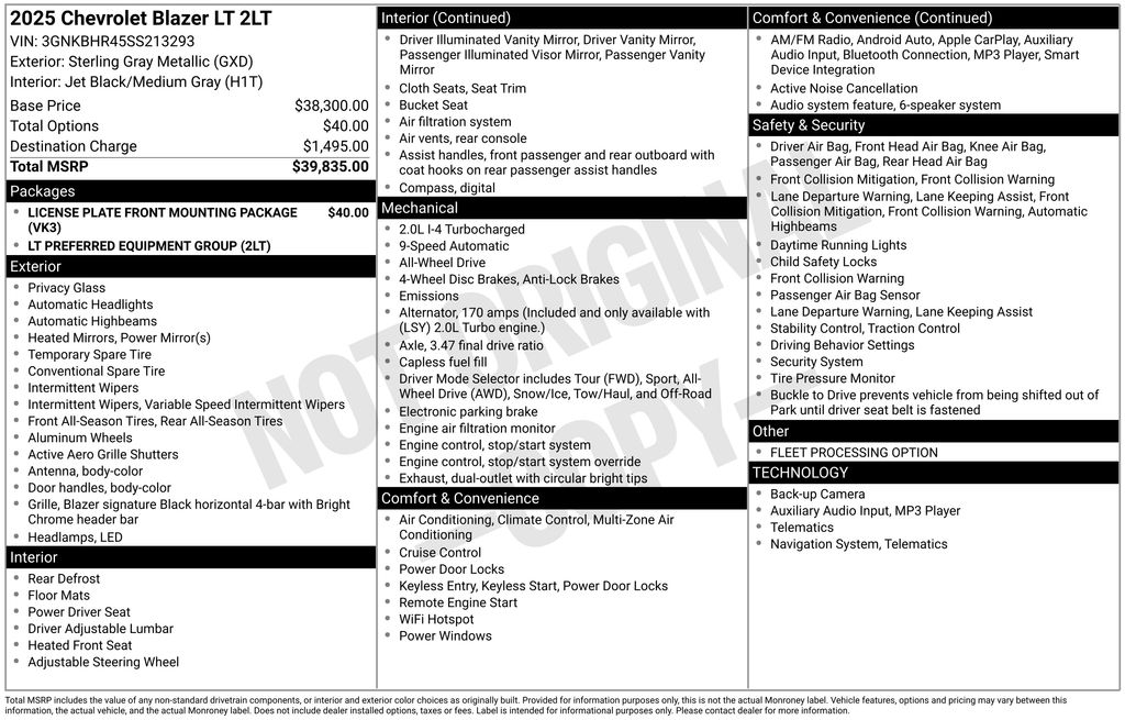 Used 2025 Gray Chevrolet LT image 4