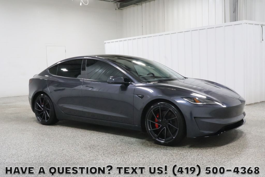 Stealth Gray 2024 Tesla Model 3 Performance AWD Sedan All-Wheel Drive 1-Speed Automatic