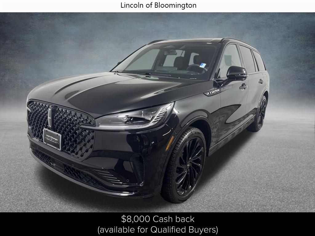 Black Metallic 2026 Lincoln Aviator SUV / Crossover All-Wheel Drive Automatic