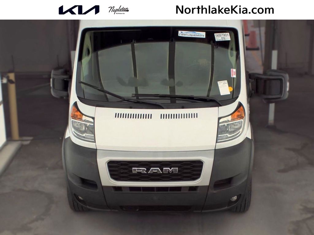 Bright White Clearcoat 2022 RAM ProMaster Van Front-Wheel Drive 9-Speed Automatic