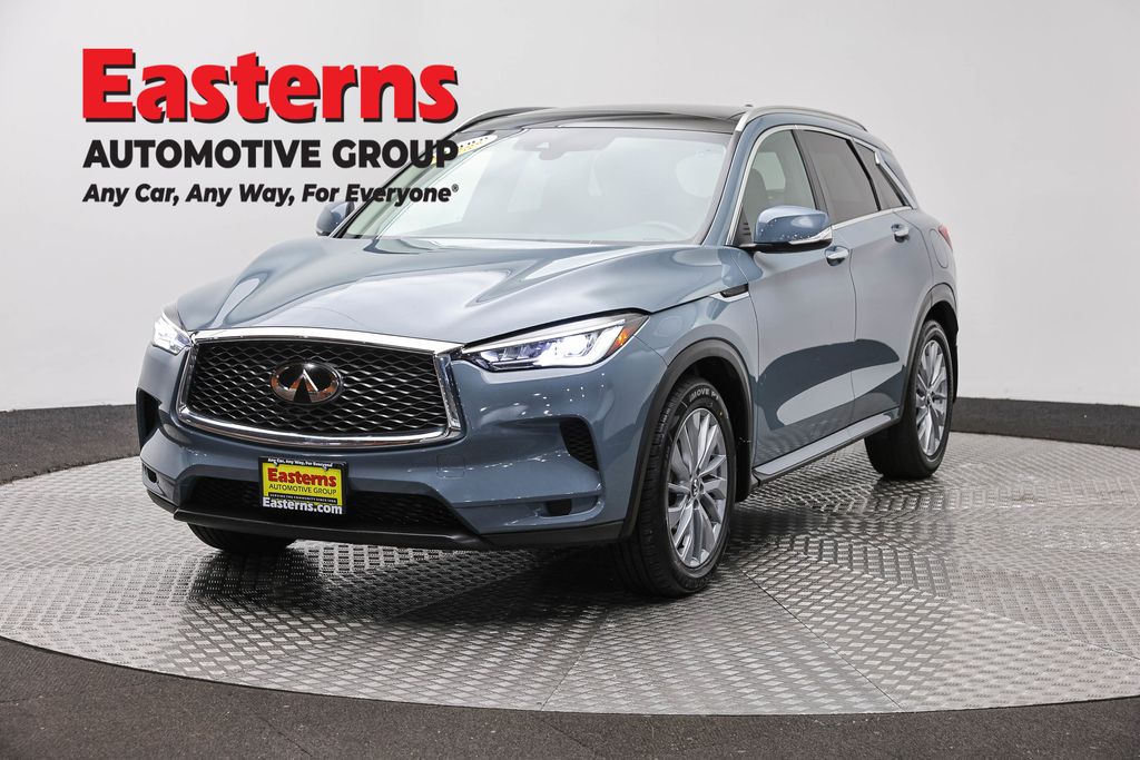 Slate Gray 2023 INFINITI QX50 SUV / Crossover All-Wheel Drive Continuously Variable Transmission