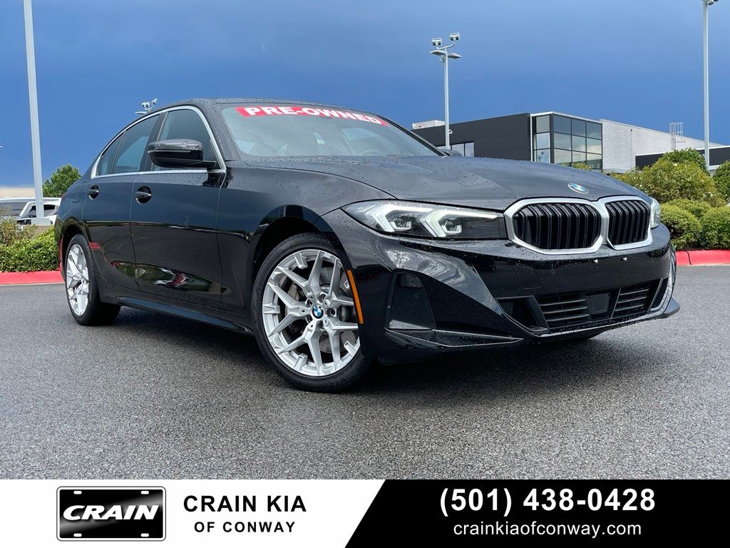Jet Black 2025 BMW 3 Series Sedan All-Wheel Drive 8-Speed Automatic