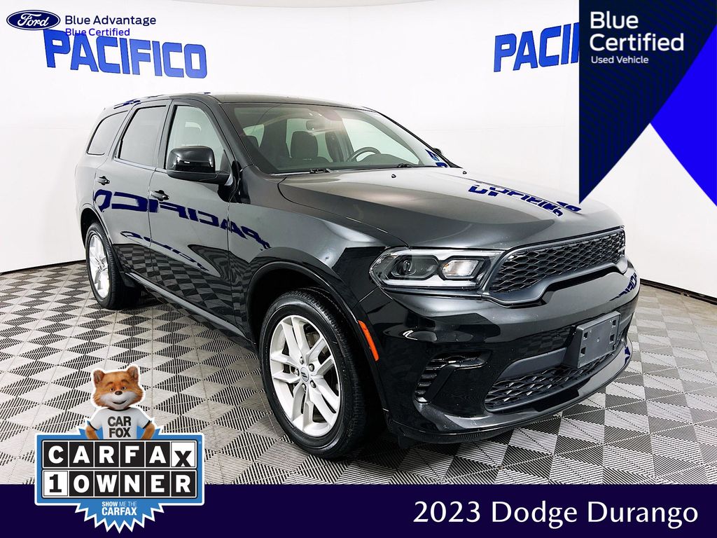 DB Black Crystal Clearcoat 2023 Dodge Durango GT AWD SUV / Crossover All-Wheel Drive 8-Speed Automatic