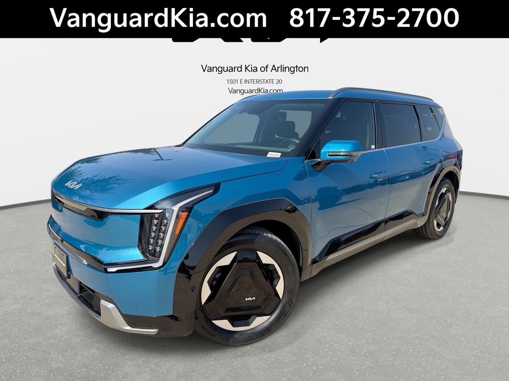 Ocean Blue 2024 Kia EV9 SUV / Crossover All-Wheel Drive 1-Speed Automatic