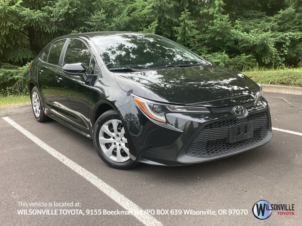 Black Sand Pearl 2022 Toyota Corolla Sedan Front-Wheel Drive Continuously Variable Transmission