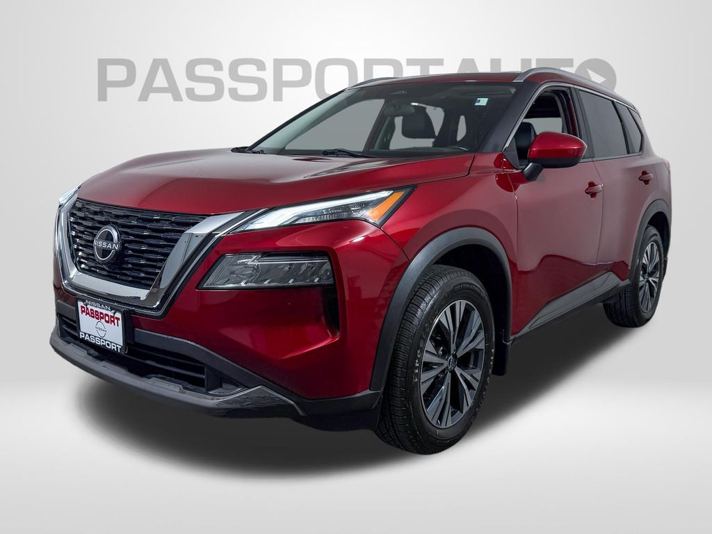 Red (Scarlet Ember Tintcoat) 2023 Nissan Rogue SV AWD SUV / Crossover All-Wheel Drive Continuously Variable Transmission