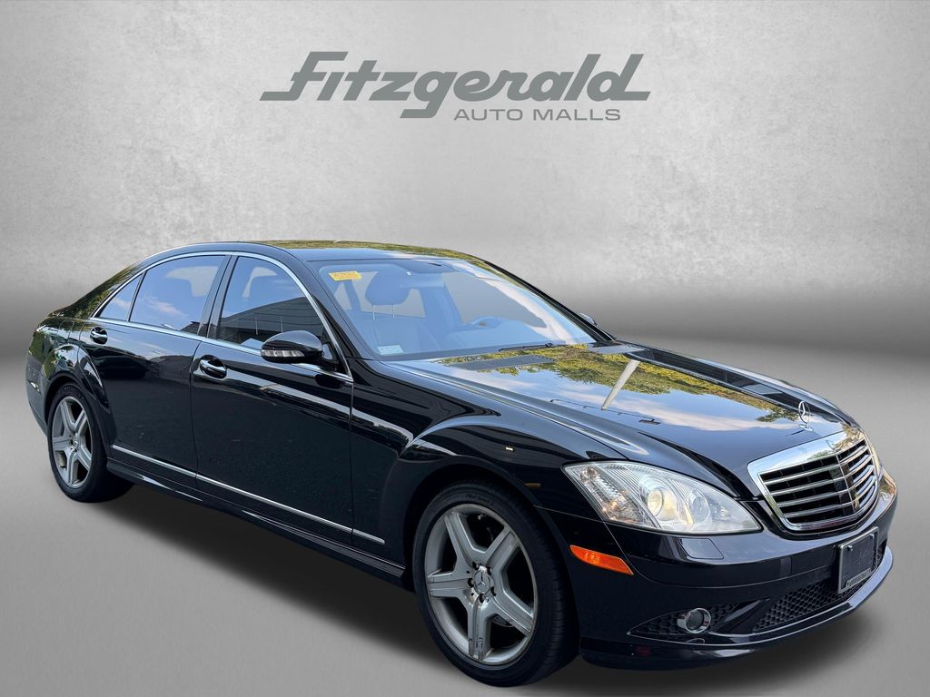 Black 2007 Mercedes-Benz S-Class Sedan Rear-Wheel Drive 7-Speed Automatic