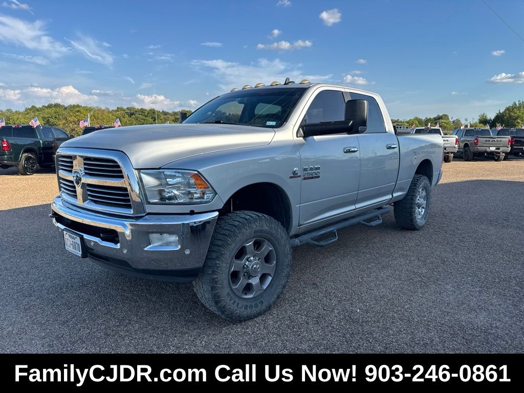 Bright Silver Clearcoat Metallic 2018 RAM 2500 Pickup Truck Four-Wheel Drive 6-Speed Automatic
